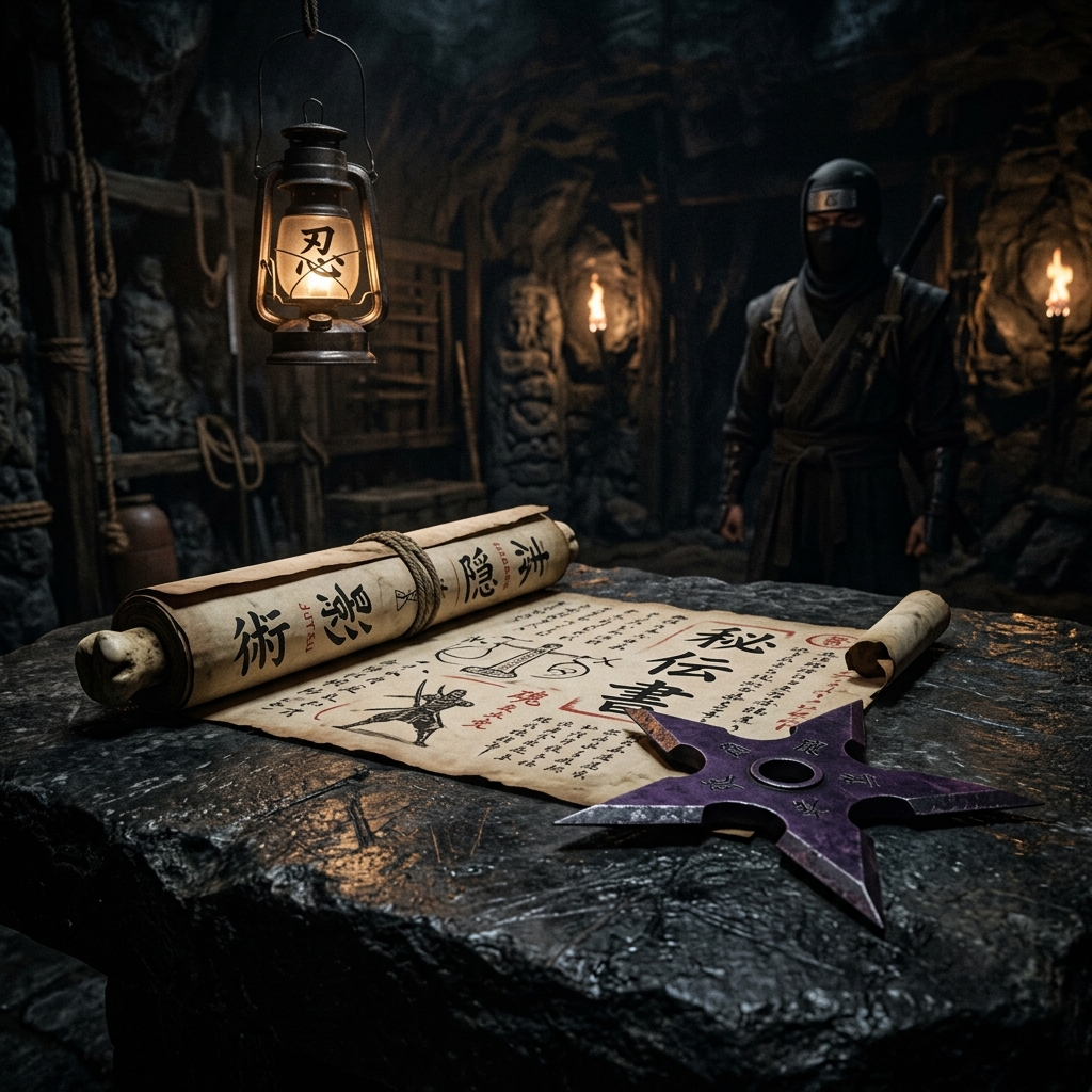 Parchemin Ninja et Shuriken